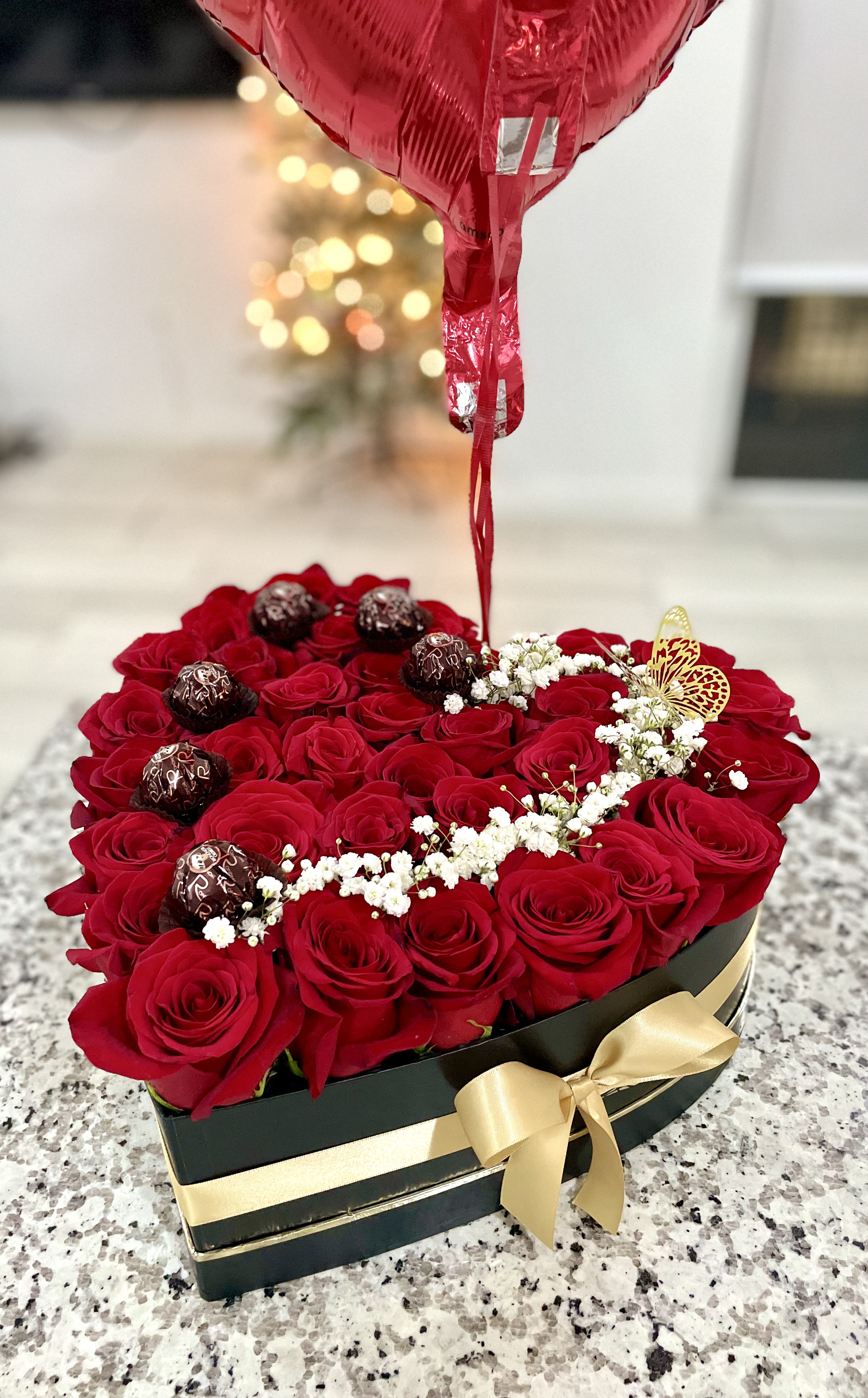 Heart Love gift + Ballons